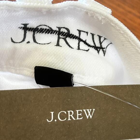 NWT J Crew Classic Straight Jeans 25 White Denim BX975 J.Crew Travel Resort - Picture 9 of 10